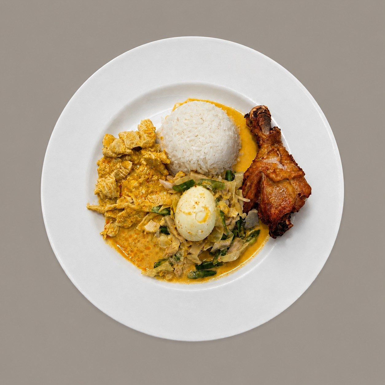 D1B - Nasi Padang : Two Chicken Dishes.