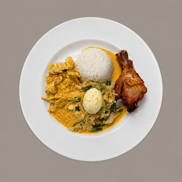 D1B - Nasi Padang : Two Chicken Dishes.