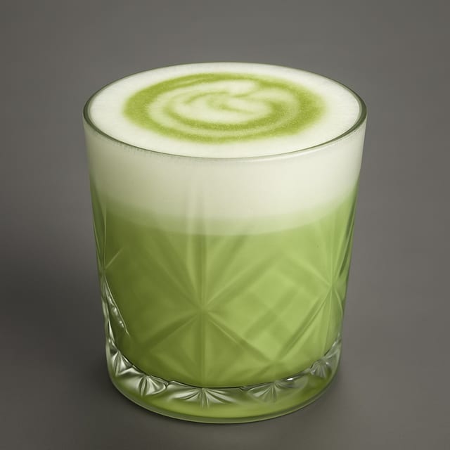 B4C. Matcha Latte.