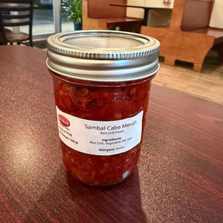 Sambal Merah in a Jar