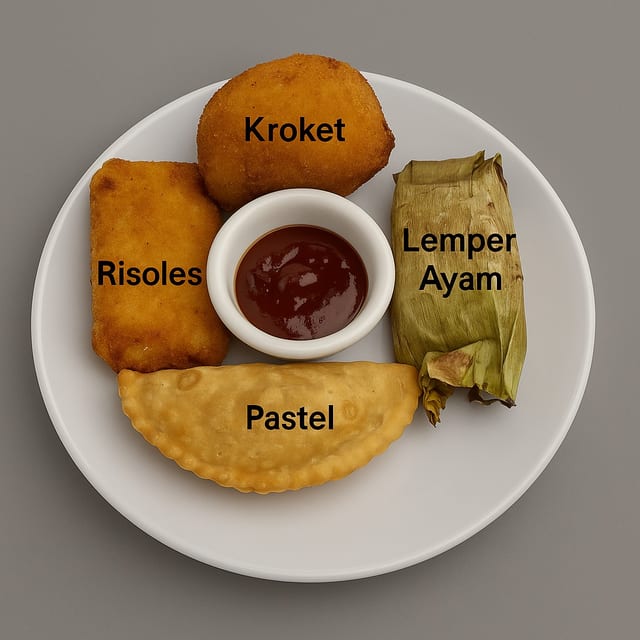 A6-B. Jajan Pasar - Sampler (4 Items).